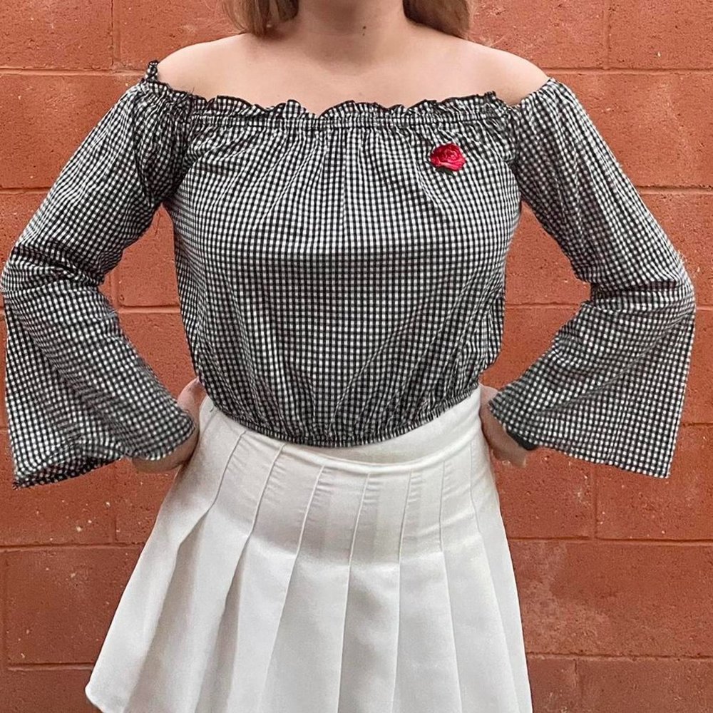 Gingham Crop Top